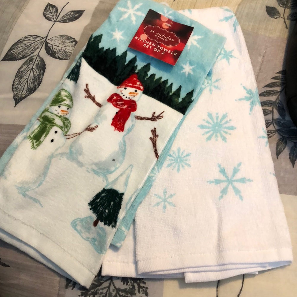 Snowmen towels